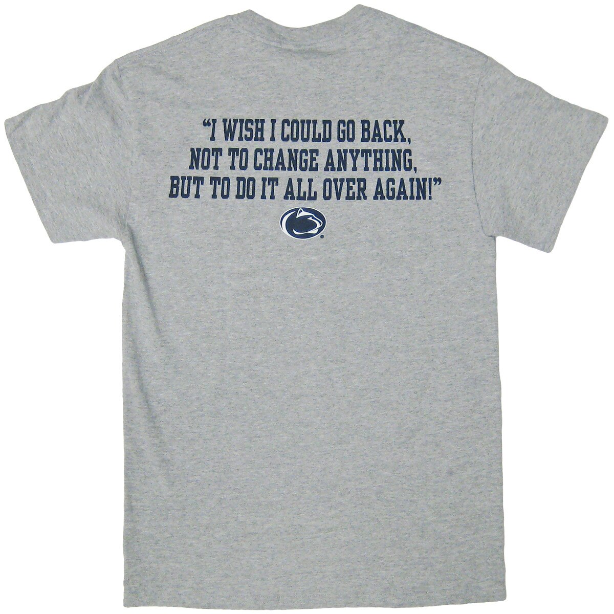 Oxford short sleeve t-shirt back, I Wish I Could Go Back…